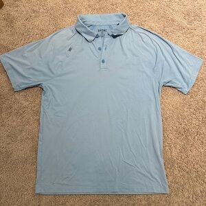 Rhone Light Blue Men's Polo Shirt